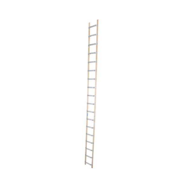 Krause Dachleiter Aluminium-Holz 18 Sprossen