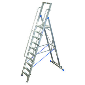 Krause STABILO Stufen-StehLeiter mit großer Standplattform 10 Stufen