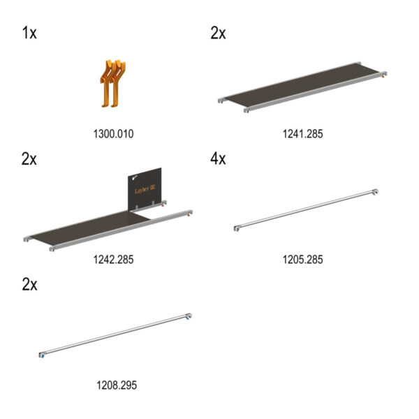Layher NACHRÜST-SET 2109 AUF P2