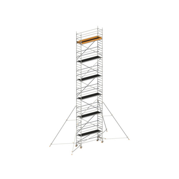 Layher UNI Standard P2 Fahrgerüst mit 5m Gerüststützen Gerüsthöhe 12,43 m