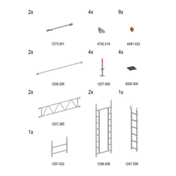 Layher UniS TREPPENKIT II (2X1296008+1X1247006)