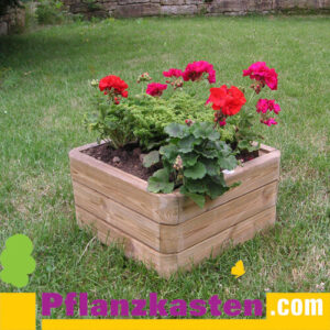 Pflanzkasten Kiefer 40x40x25cm mit abgerundeten Ecken
