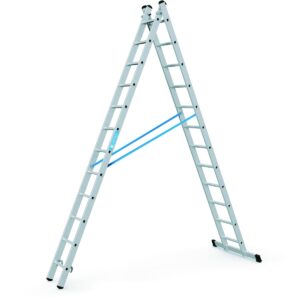 ZARGES Combimaster Plus X - Kombi-Steh-Schiebeleiter 2x12 Sprossen