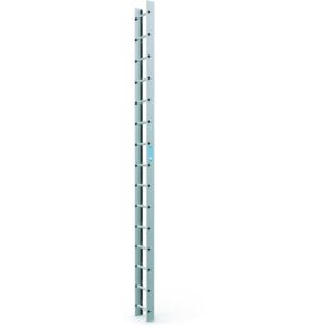 ZARGES Dachleiter 4,2 m Alu natur 15 Sprossen