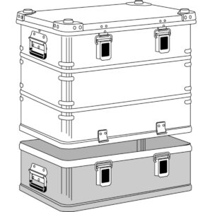 ZARGES Transportkiste K 470 Plus - Haubenbehälter