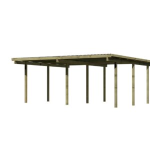 Doppelcarport Eco 1, 5,27x3,87x2,29m
