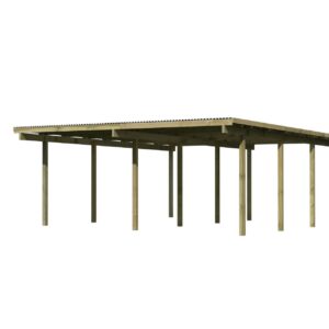 Doppelcarport Eco 2, 5,63x6,76x2,29m