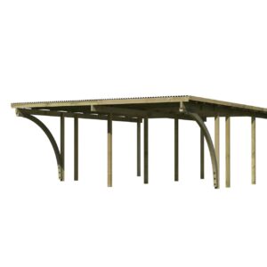 Doppelcarport Eco 2, 5,63x6,76x2,29m