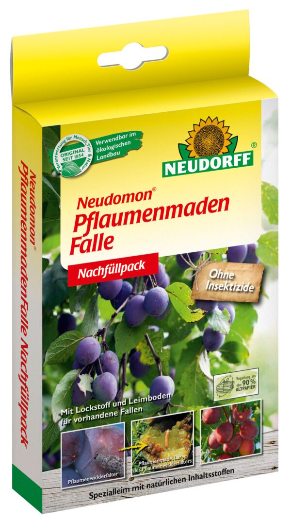 Neudomon Pflaumenmaden-Falle Nachrüstset