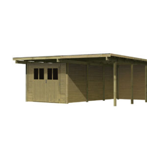 Doppelcarport Eco 2, 5,63x6,76x2,29m