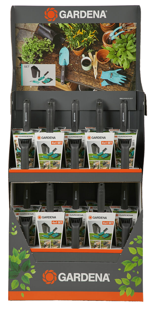 Kleingeräte-Aktion, Inhalt: Multifunktionskanne, 1 x 8950, 8754, Gartenhandschuhe