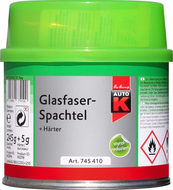 Auto-K GLASFASERSPACHTEL 250G