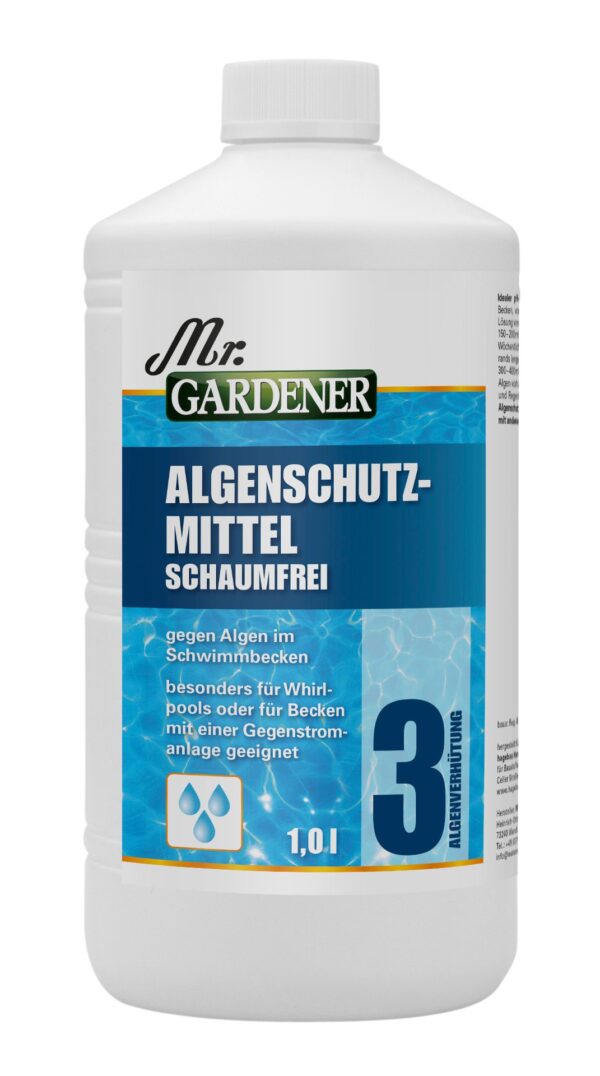 Algenschutzmittel schaumfrei