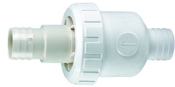 Rückschlagventil mit Schlauchanschl. 38 mm