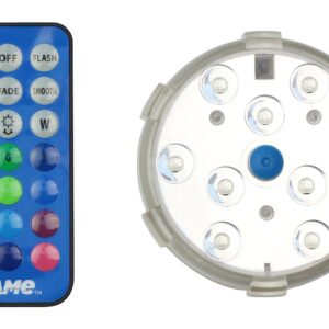 Unterwasserscheinwerfer mit Magnet und Fernbedienung