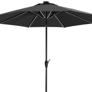 Marktschirm Blacklight 270-8 anthrazit