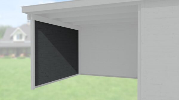 Seitenwand 21 mm für Haustyp 126 und 172