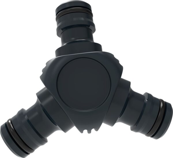 Y-Verteilerstück Kunststoff mit Softgrip