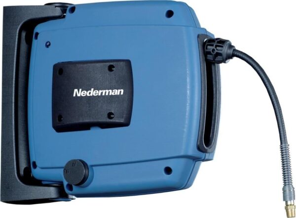 Schlauchaufroller H20 für Luft inkl 12m-Schlauch D-1/4"Nederman