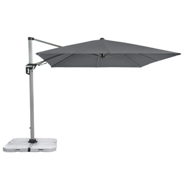 Pendelschirm 340x250cm, 8-teilig