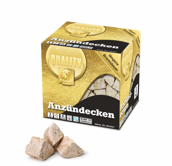 Gold Anzündecken