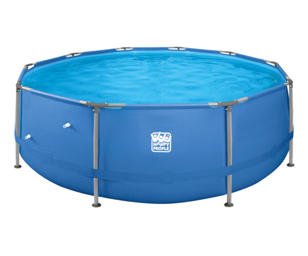 Stahlrahmenpool-Set mit Filterpumpe, blau