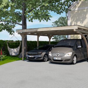 Doppelcarport 616 A mit Rundbogen