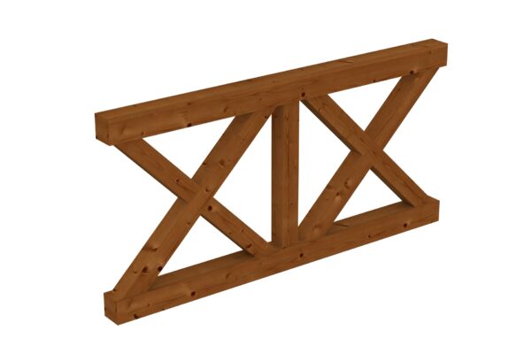 Brüstung Andreaskreuz