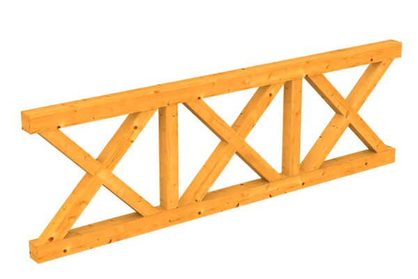 Brüstung Andreaskreuz