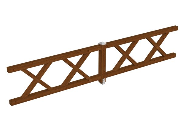 Brüstung Andreaskreuz