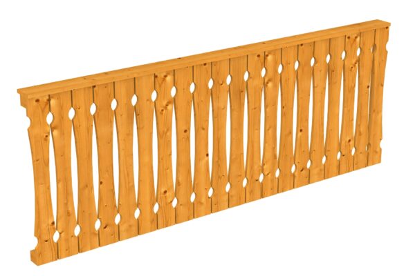 Brüstung Balkonschalung Fichte
