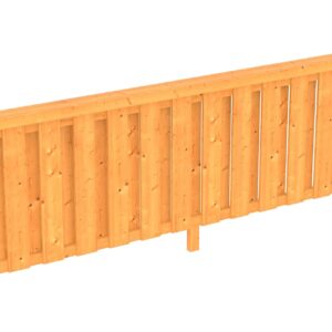 Brüstung Deckelschalung Douglasie