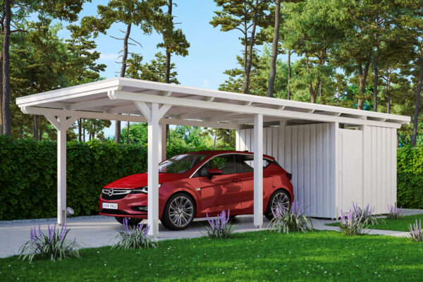 Carport Emsland m. Abstellraum