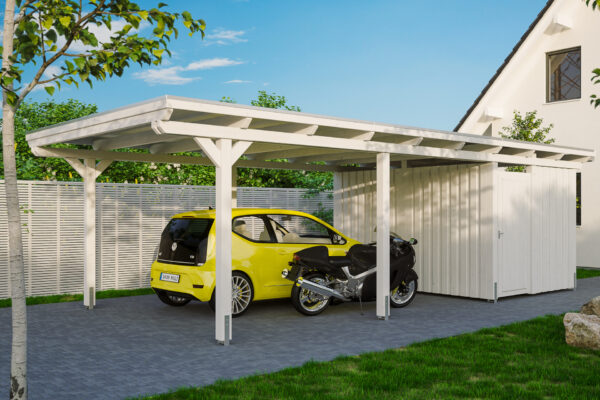 Carport Emsland m. Abstellraum