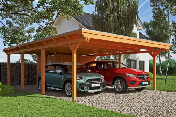 Carport Emsland m. Abstellraum