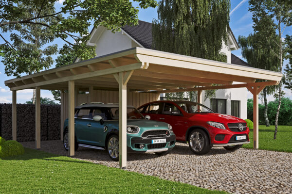 Carport Emsland m. Abstellraum