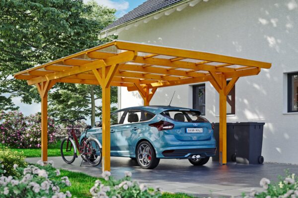 Carport Odenwald gerade Kopfbänder