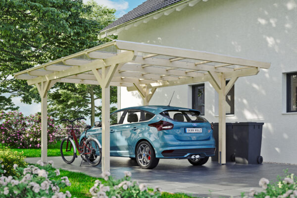Carport Odenwald gerade Kopfbänder