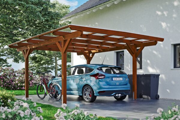 Carport Odenwald gerade Kopfbänder