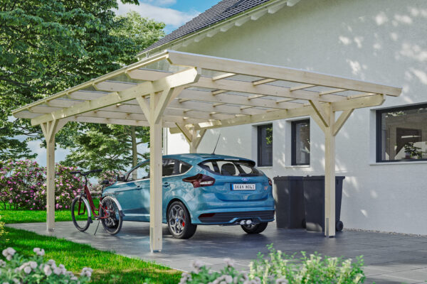 Carport Odenwald gerade Kopfbänder