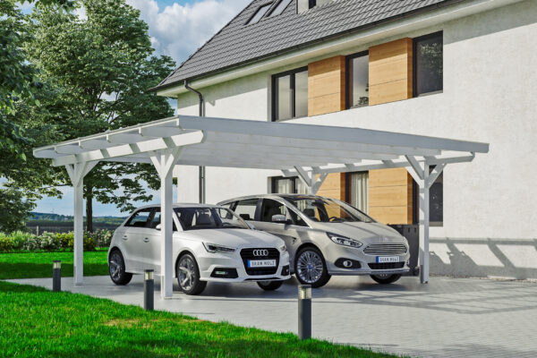 Carport Odenwald gerade Kopfbänder