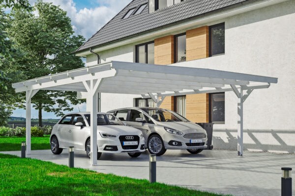 Carport Odenwald gerade Kopfbänder