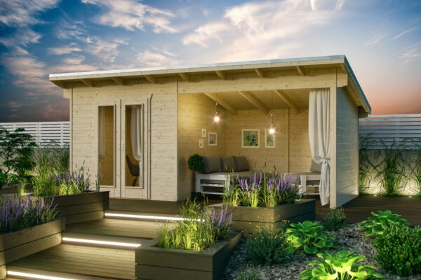 Gartenhaus Texel, 28mm 550 x 250cm