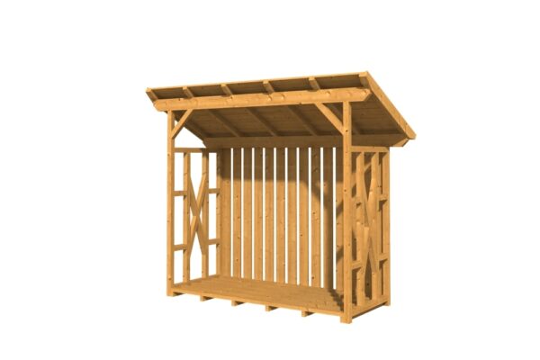 Holzunterstand Lars 2, 290x128cm