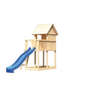 Stelzenspielhaus Frieda mit 2,5m Rutsche