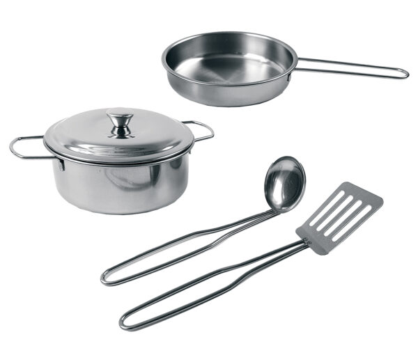 Edelstahl Kinder Koch-Spielset 6-teilig