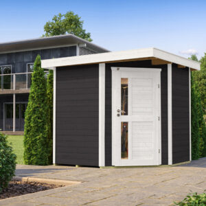 Gartenhaus 229 A, 21 mm, neue Design-Einzeltür