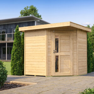 Gartenhaus 229 A, 21 mm, neue Design-Einzeltür