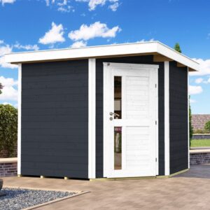 Gartenhaus 229 A, 21 mm, neue Design-Einzeltür