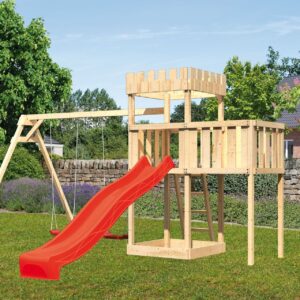 Spielturm Ritterburg Löwenherz mit 2,5m Rutsche